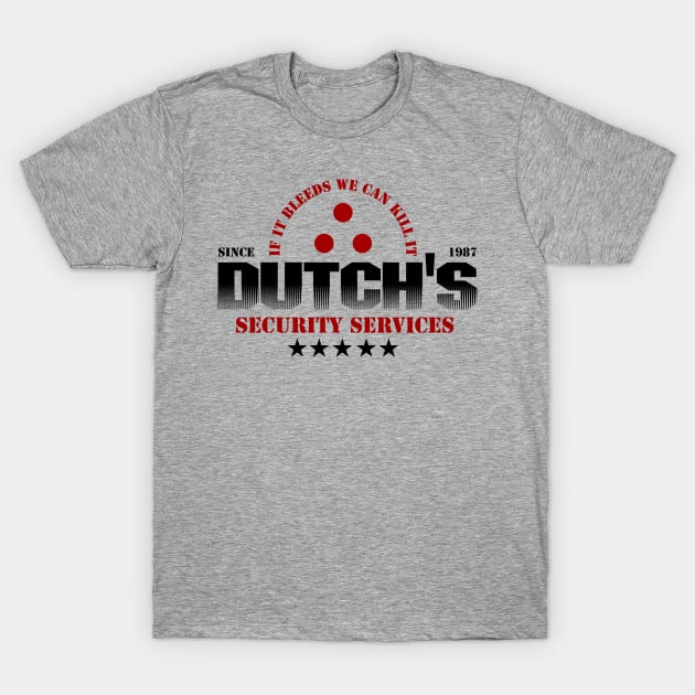 Dutch's Security Services T-Shirt by Meta Cortex